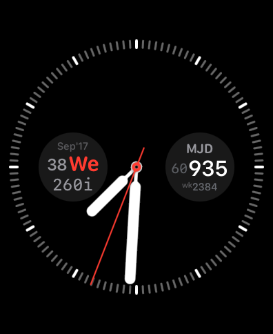 Haste Clock Watch Complication