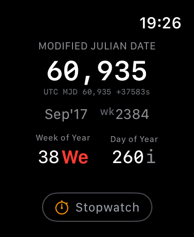 Haste Clock on Apple Watch